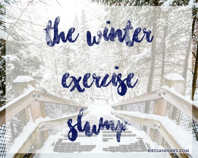 winter exercise slump