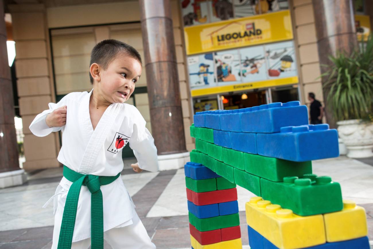 child-from-sale-dojo-using-his-karate-skills-to-launch-ninjago-at-legoland-discovery-centre-manchester