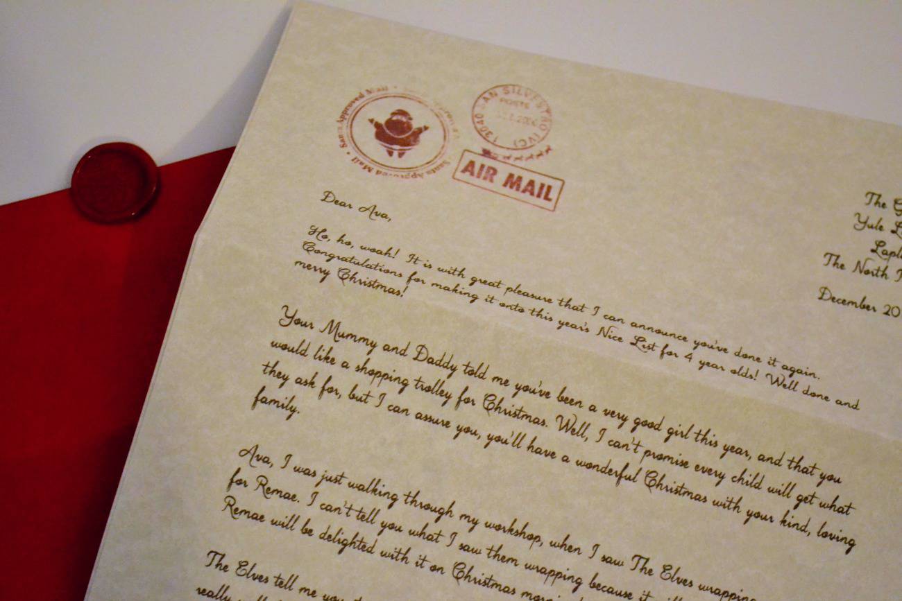 my letter from santa claus review - the authentic premium letter