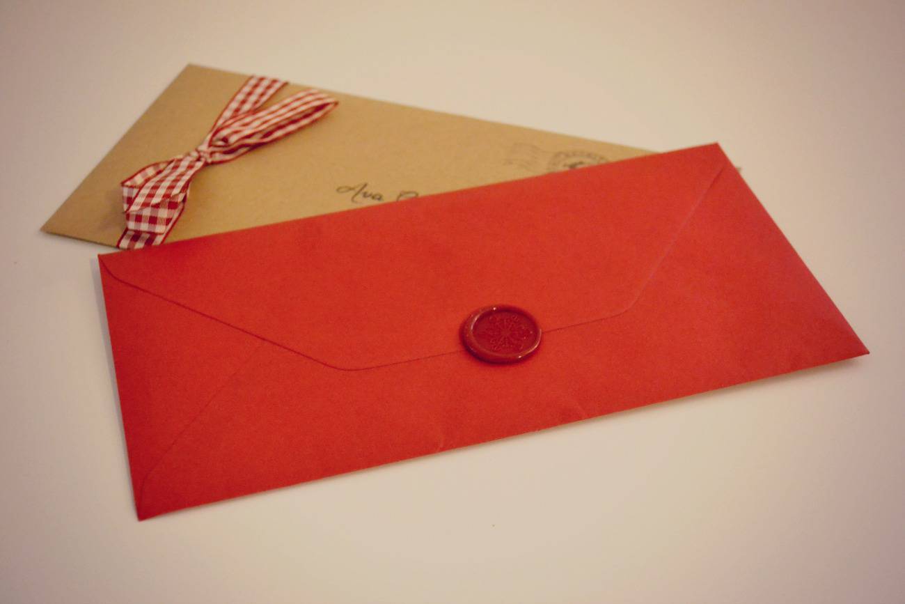 my letter from santa claus review - with wax stamp and hand tied bow