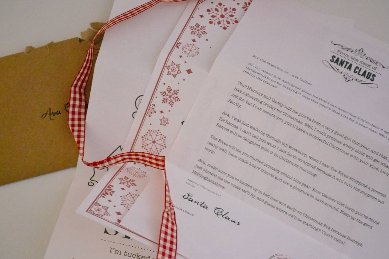my letter from santa claus review