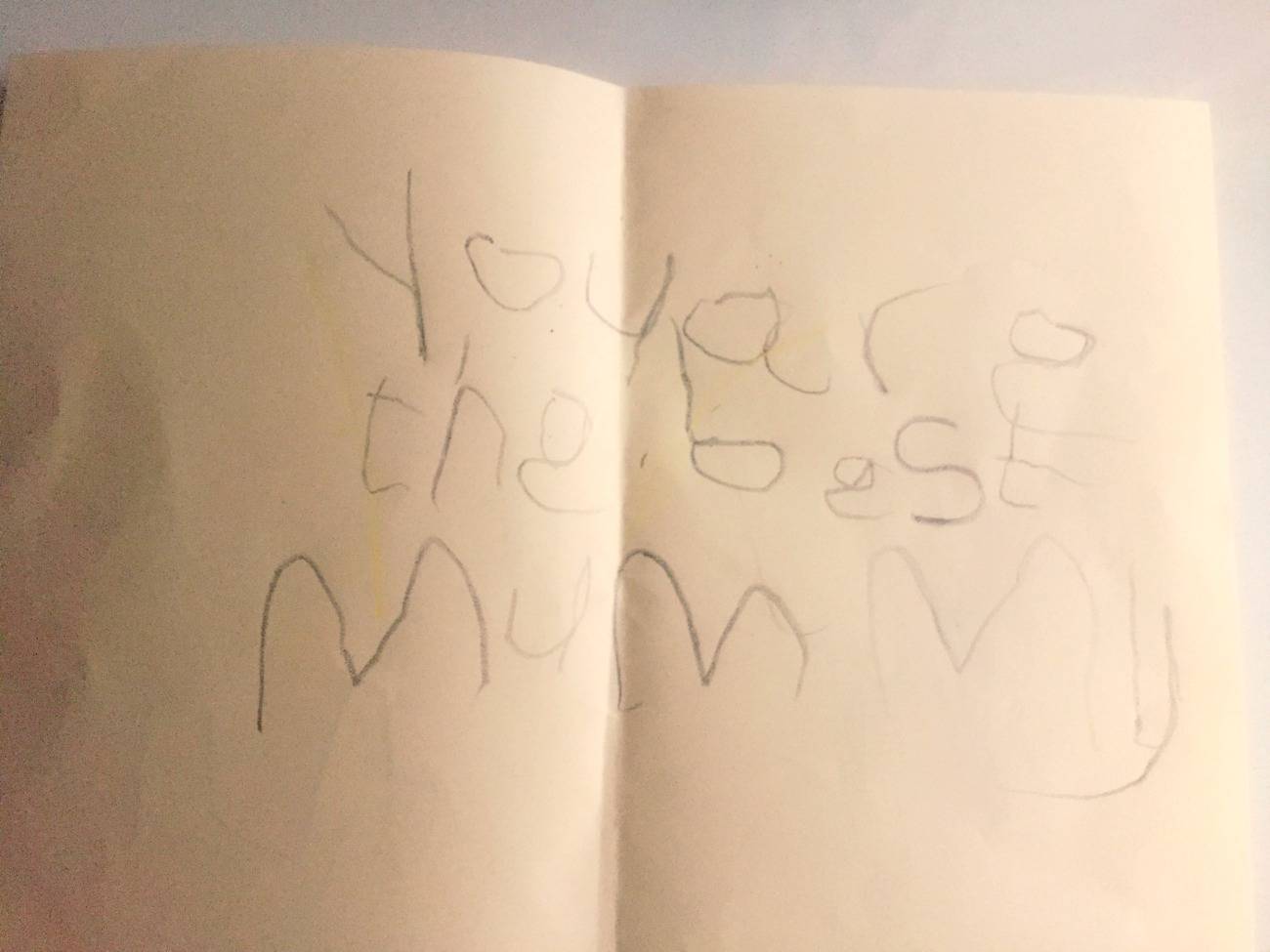 you are the best mummy note
