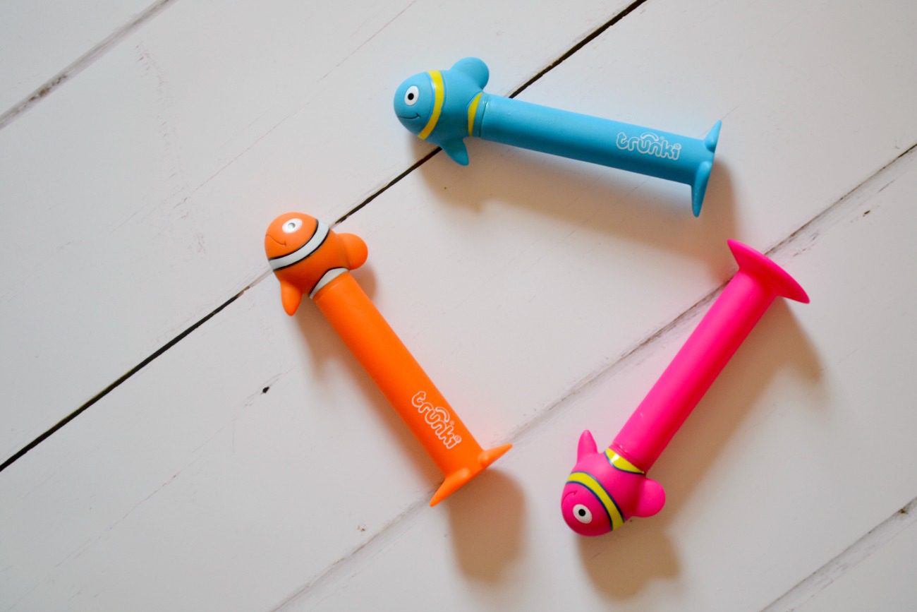 We love the Trunki brand - find out what we thought about the new Trunki dive sticks and the Pippin the Penguin Paddlepak.