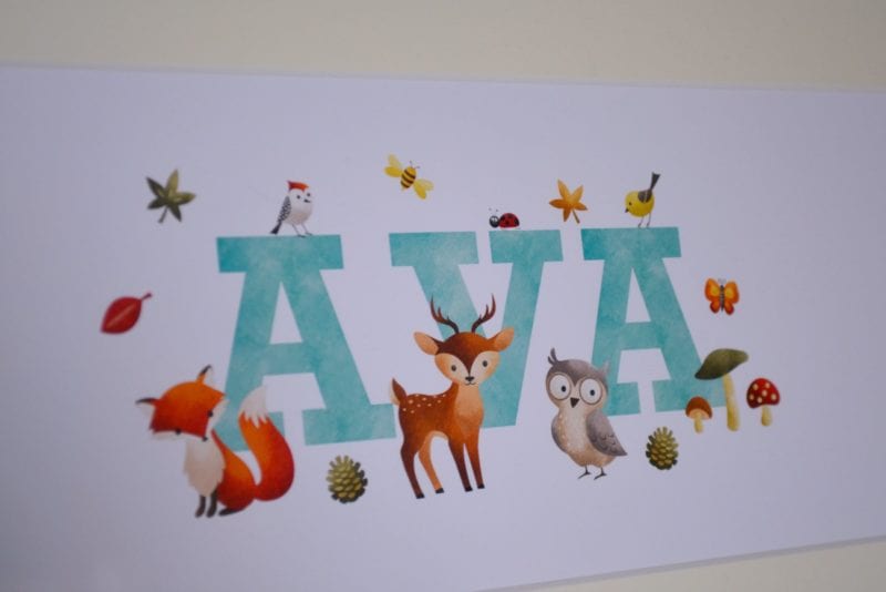 Personalised Prints, From Frame My Name // A Review & Giveaway! Birds