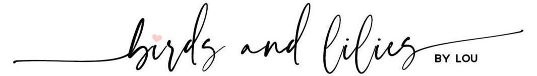 birds and lilies logo